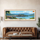 San Cristobal De la Laguna Spain Travel Art, City Art, Framed Canvas Print or Metal Wall Art, Europe Travel Poster, Panoramic Wall Art, Extra Wide Wall Art