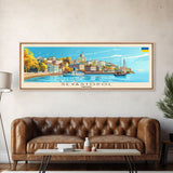 Sevastopol Ukraine Travel Art, City Art, Framed Canvas Print or Metal Wall Art, Europe Travel Poster, Panoramic Wall Art, Extra Wide Wall Art