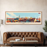 Subotica Serbia Travel Print Wall Art, Panoramic City Art, Travel Art, Wall Decor, Vacation Gift, Framed Canvas Print Or Metal Art