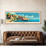 Taranto Italy Travel Art, City Art, Framed Canvas Print or Metal Wall Art, Europe Travel Poster, Panoramic Wall Art, Extra Wide Wall Art