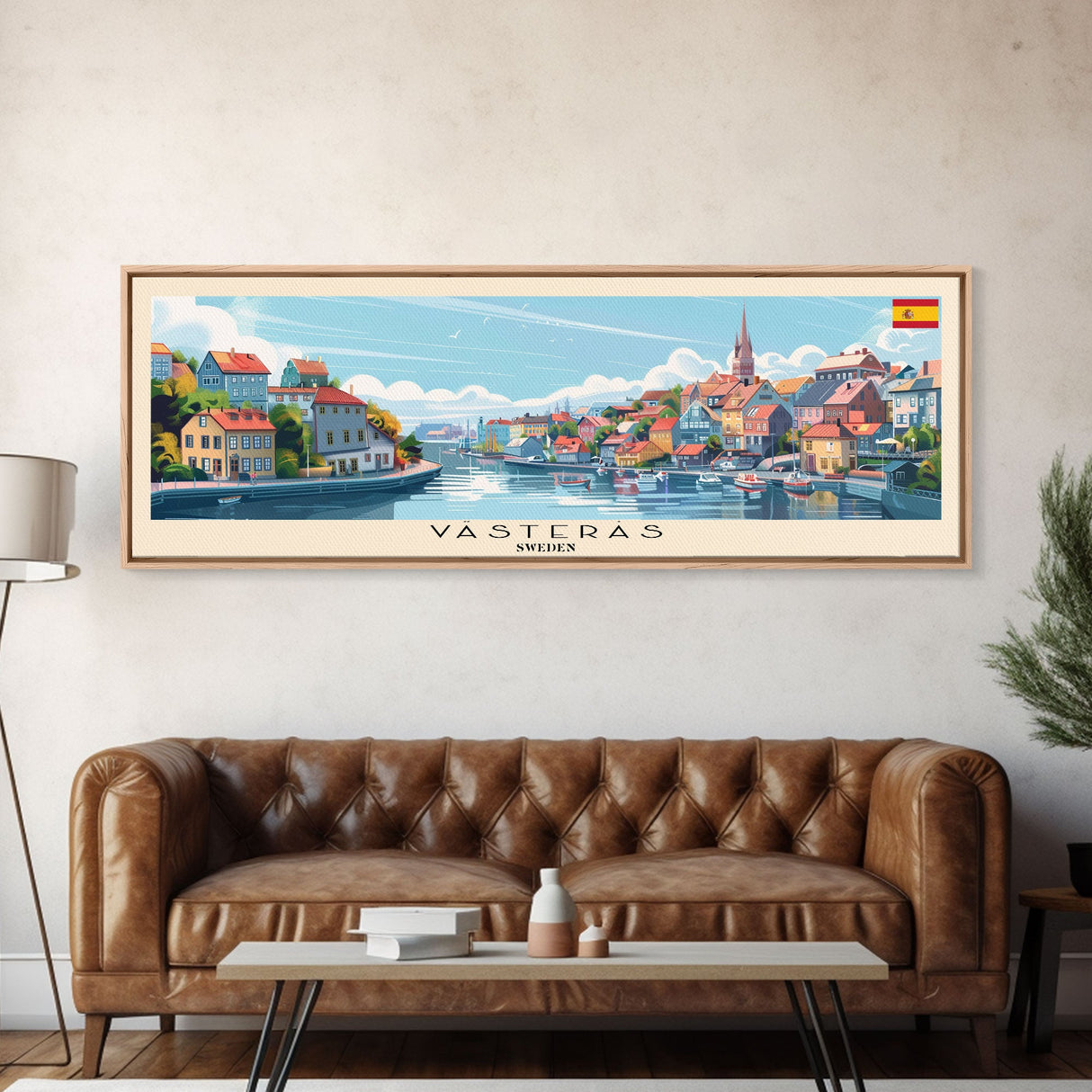 Vranje Serbia Wall Art, Panoramic Travel Poster, Panoramic Framed Canvas Print, City Wall Art, Wall Hanging Home Decor, Travel Art