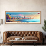 Vlore Albania Travel Art, City Art, Framed Canvas Print or Metal Wall Art, Europe Travel Poster, Panoramic Wall Art, Extra Wide Wall Art