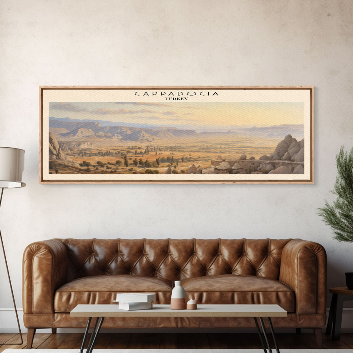 Cappadocia Travel Print Wall Art, Travel Poster Print, Retro Style COUNTRY Home Decor, Wall Hanging, Travel Gift Idea, Unique Metal Art