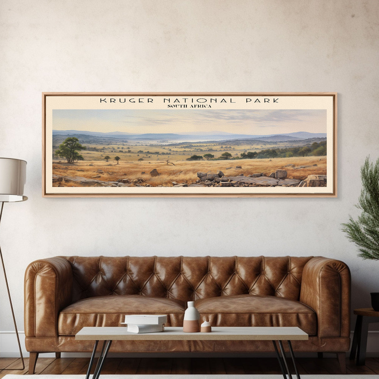 Kruger National Park Travel Print Wall Art, Travel Poster Print, Retro Style COUNTRY Home Decor, Wall Hanging, Travel Gift Idea, Unique Metal Art