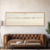 Lencois Maranhenses National Park COUNTRY Travel Poster Print, Framed Canvas Print, COUNTRY Travel Art, Wood Framed Art, Wall Hanging, Home Decor