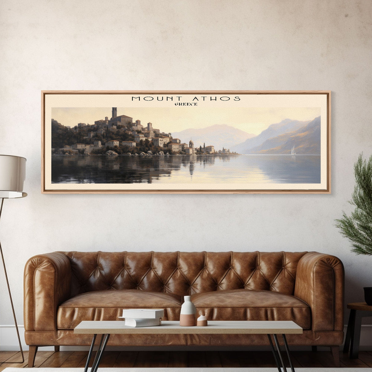 Mount Athos Wall Art Travel Poster Print, Gift For Travel Lover, Vacation Gift, COUNTRY Wall Art, Home Decor, Original Art