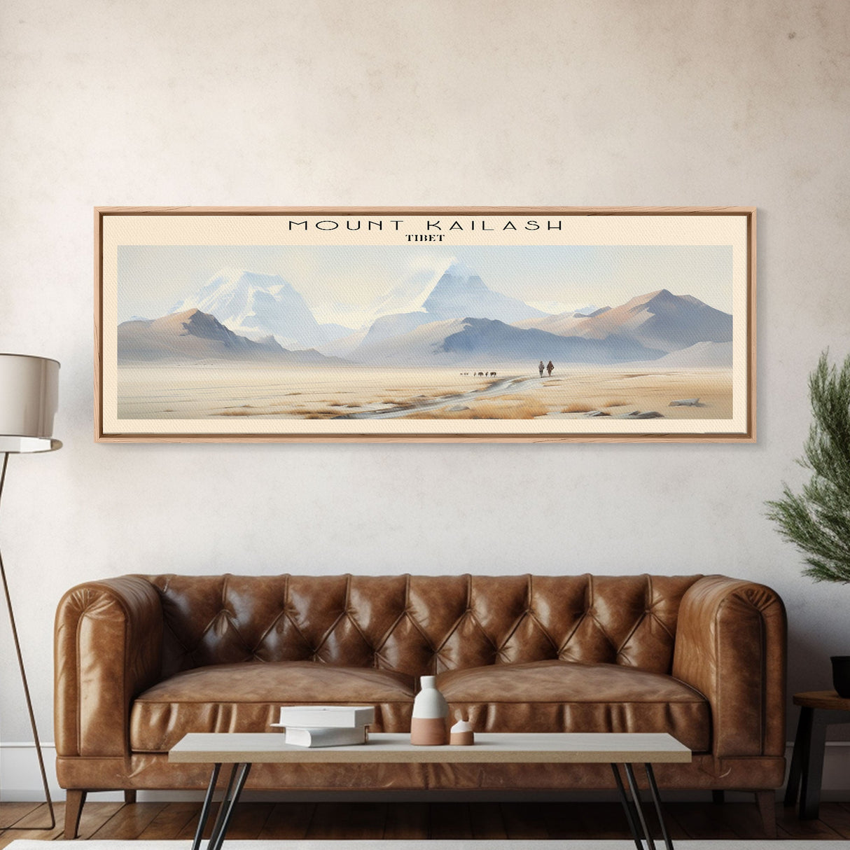 Mount Kailash COUNTRY Travel Poster Print, Framed Canvas Print, COUNTRY Travel Art, Wood Framed Art, Wall Hanging, Home Decor