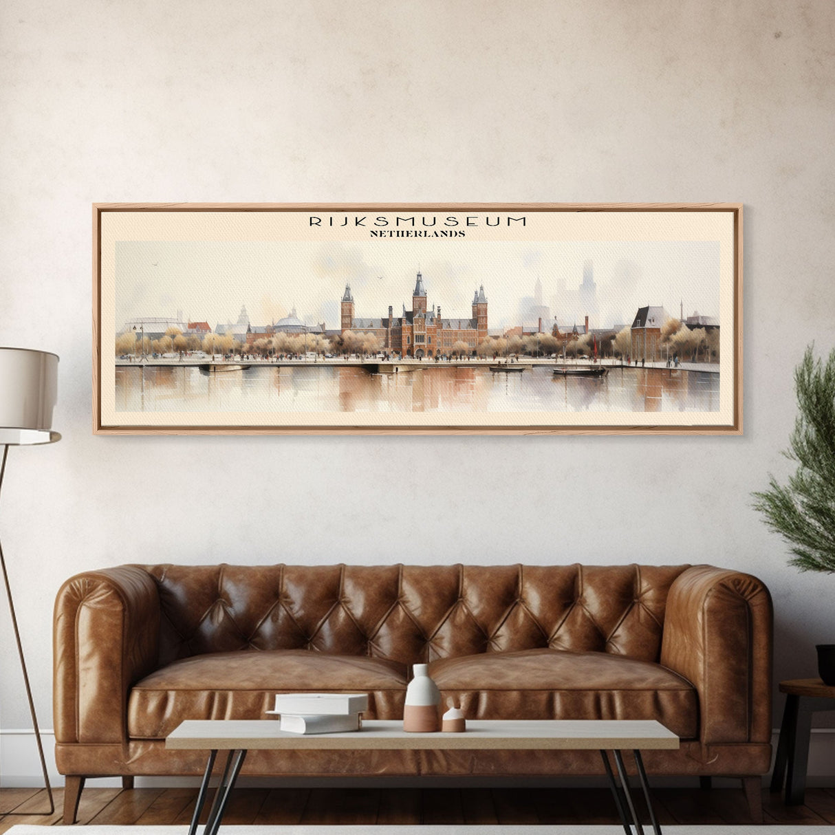 Rijksmuseum COUNTRY Travel Poster Print, Framed Canvas Print, COUNTRY Travel Art, Wood Framed Art, Wall Hanging, Home Decor