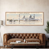 Sheikh Zayed Grand Mosque COUNTRY | Framed Travel Poster Canvas Print | Trendy Wall Art | Watercolor Painting | Living Room Art | Unique Art