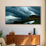 Storm Clouds Seascape Ocean Sea Islands Fine Art Print, Wall Art Print, Wall Décor, Wall Poster