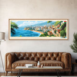 Antananarivo, Madagascar Panoramic Travel Poster Canvas Print, Antananarivo, Madagascar Painting, Madagascar Art, Antananarivo Panoramic Travel Art, Travel Painting