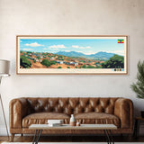 Dire Dawa, Ethiopia Travel Poster Panoramic Canvas Print, Dire Dawa, Ethiopia Painting, Ethiopia Art, Dire Dawa Travel Art, Guest Room Painting