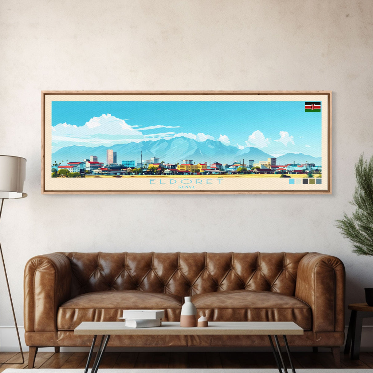 El-Obeid,  Sudan Travel Poster Panoramic Canvas Print, El-Obeid,  Sudan Painting,  Sudan Art, El-Obeid Travel Art, Guest Room Painting