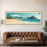 Johannesburg, South Africa Panoramic Travel Poster Canvas Print, Johannesburg, South Africa Painting, South Africa Art, Johannesburg Travel Art, Guest Room Painting