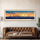 Joinville, Brazil Panoramic Travel Poster Canvas Print, Joinville, Brazil Painting, Brazil Art, Joinville Travel Art, Living Room Painting