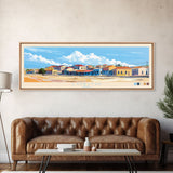 Lobito, Angola Travel Poster Panoramic Canvas Print, Lobito, Angola Painting, Angola Art, Lobito Travel Art, Guest Room Painting