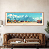 Merlo, Argentina Travel Poster Panoramic Canvas Print, Merlo, Argentina Painting, Argentina Art, Merlo Travel Art, Guest Room Painting