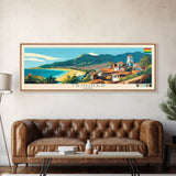 Trinidad, Bolivia Panoramic Travel Poster Canvas Print, Trinidad, Bolivia Painting, Bolivia Art, Trinidad Travel Art, Guest Room Painting