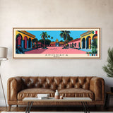 Apodaca, Mexico Panoramic Canvas Print, Apodaca, Mexico Painting, Mexico Art, Apodaca Travel Poster, Travel Art, Vacation Gift