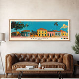 Bailundo, Angola Panoramic Canvas Print, Bailundo, Angola Painting, Angola Art, Bailundo Travel Poster, Travel Art, Vacation Gift