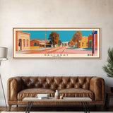 Ballarat, Australia Panoramic Canvas Print, Ballarat, Australia Painting, Australia Art, Ballarat Travel Poster, Travel Art, Housewarming Gift