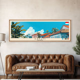 Batam, Indonesia Panoramic Canvas Print, Batam, Indonesia Painting, Indonesia Art, Batam Travel Poster, Travel Art, Vacation Gift