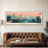 Beijing, China Panoramic Canvas Print, Beijing, China Painting, China Art, Beijing Travel Poster, Travel Art, Housewarming Gift