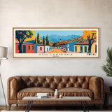 Colcapirhua, Bolivia Panoramic Canvas Print, Colcapirhua, Bolivia Painting, Bolivia Art, Colcapirhua Travel Poster, Travel Art, Housewarming Gift