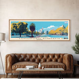 Comodoro Rivadavia, Argentina Panoramic Canvas Print, Comodoro Rivadavia, Argentina Painting, Argentina Art, Comodoro Rivadavia Travel Poster, Travel Art, Guest Room Painting