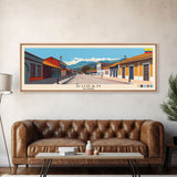 Duran, Ecuador Panoramic Canvas Print, Duran, Ecuador Painting, Ecuador Art, Duran Travel Poster, Travel Art, Living Room Painting