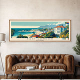 East London, South Africa Panoramic Canvas Print, East London, South Africa Painting, South Africa Art, East London Travel Poster, Travel Art, Guest Room Painting