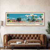 Feira de Santana, Brazil Panoramic Canvas Print, Feira de Santana, Brazil Painting, Brazil Art, Feira de Santana Travel Poster, Travel Art, Guest Room Painting