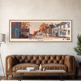 Glenrothes, Scotland Panoramic Canvas Print, Glenrothes, Scotland Painting, Scotland Art, Glenrothes Travel Poster, Travel Art, Housewarming Gift