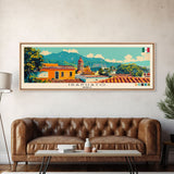 Irapuato, Mexico Panoramic Canvas Print, Irapuato, Mexico Painting, Mexico Art, Irapuato Travel Poster, Travel Art, Housewarming Gift