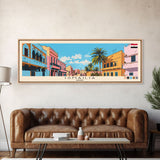 Ismailia, Egypt Panoramic Canvas Print, Ismailia, Egypt Painting, Egypt Art, Ismailia Travel Poster, Travel Art, Guest Room Painting