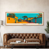 Jijiga, Ethiopia Panoramic Canvas Print, Jijiga, Ethiopia Painting, Ethiopia Art, Jijiga Travel Poster, Travel Art, Vacation Gift