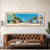 Jose C. Paz, Argentina Panoramic Canvas Print, Jose C. Paz, Argentina Painting, Argentina Art, Jose C. Paz Travel Poster, Travel Art, Vacation Gift