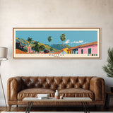 Kuito, Angola Panoramic Canvas Print, Kuito, Angola Painting, Angola Art, Kuito Travel Poster, Travel Art, Vacation Gift