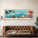 La Libertad, Ecuador Panoramic Canvas Print, La Libertad, Ecuador Painting, Ecuador Art, La Libertad Travel Poster, Travel Art, Living Room Painting