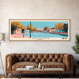 Las Heras, Argentina Panoramic Canvas Print, Las Heras, Argentina Painting, Argentina Art, Las Heras Travel Poster, Travel Art, Vacation Gift