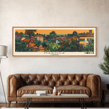 Maroua, Cameroon Panoramic Canvas Print, Maroua, Cameroon Painting, Cameroon Art, Maroua Travel Poster, Travel Art, Living Room Painting