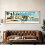 Melo, Uruguay Panoramic Canvas Print, Melo, Uruguay Painting, Uruguay Art, Melo Travel Poster, Travel Art, Vacation Gift