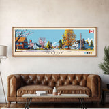 Milton, Canada Panoramic Canvas Print, Milton, Canada Painting, Canada Art, Milton Travel Poster, Travel Art, Living Room Painting