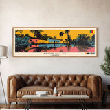 Mokolo, Cameroon Panoramic Canvas Print, Mokolo, Cameroon Painting, Cameroon Art, Mokolo Travel Poster, Travel Art, Housewarming Gift