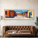 Moyobamba, Peru Panoramic Canvas Print, Moyobamba, Peru Painting, Peru Art, Moyobamba Travel Poster, Travel Art, Guest Room Painting