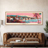 Mwanza, Tanzania Panoramic Canvas Print, Mwanza, Tanzania Painting, Tanzania Art, Mwanza Travel Poster, Travel Art, Living Room Painting