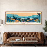 Ngaoundere, Cameroon Panoramic Canvas Print, Ngaoundere, Cameroon Painting, Cameroon Art, Ngaoundere Travel Poster, Travel Art, Housewarming Gift