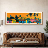 Nzerekore, Guinea Panoramic Canvas Print, Nzerekore, Guinea Painting, Guinea Art, Nzerekore Travel Poster, Travel Art, Vacation Gift