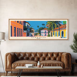 Osasco, Brazil Panoramic Canvas Print, Osasco, Brazil Painting, Brazil Art, Osasco Travel Poster, Travel Art, Living Room Painting