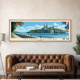 Ottawa–Gatineau, Canada Panoramic Canvas Print, Ottawa–Gatineau, Canada Painting, Canada Art, Ottawa–Gatineau Travel Poster, Travel Art, Guest Room Painting